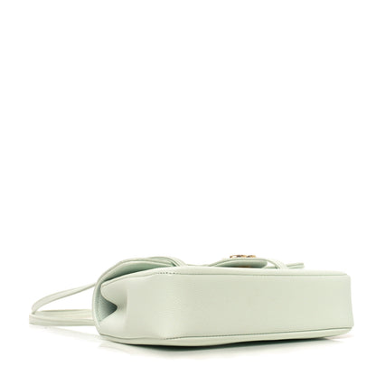 Chanel Shiny Caviar Mini Preppy Coco Shoulder Bag Light Blue 3 of 10