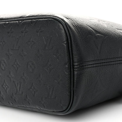 Louis Vuitton Empreinte Monogram Giant Neverfull MM Black 9 of 9