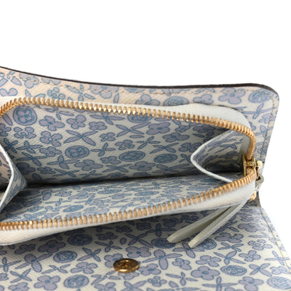 Louis Vuitton Monogram Fleuri Insolite PM Wallet Violet 5 of 8