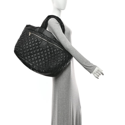 Chanel Nylon Quilted Extra Large Coco Cocoon Tote Black 11 of 11