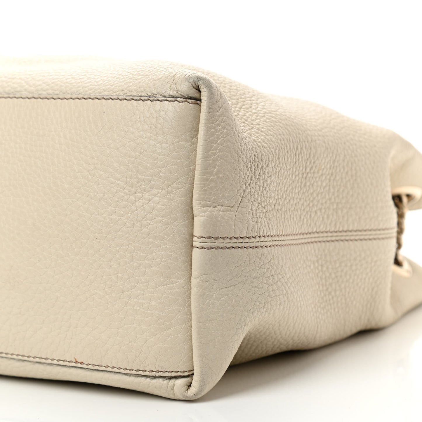 Cellarius Calfskin Medium Soho Chain Shoulder Bag Mystic White