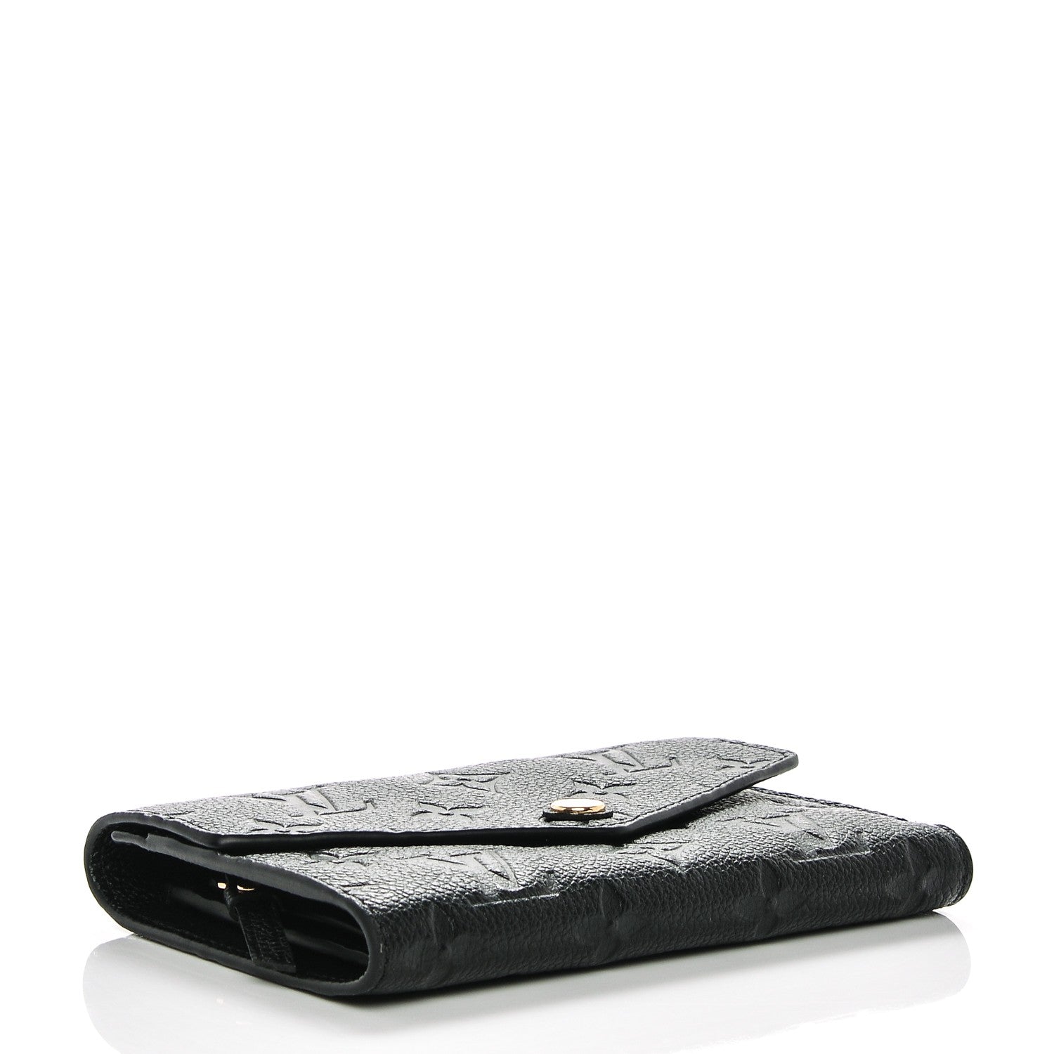 Louis Vuitton Empreinte Compact Curieuse Wallet Black 4 of 6