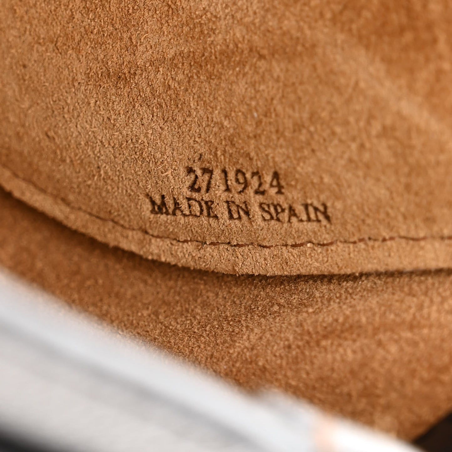 Grained Calfskin Mini Gate Western Crossbody Bag Black