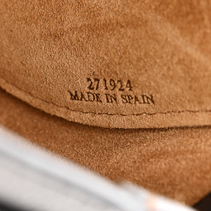 Loewe Grained Calfskin Mini Gate Western Crossbody Bag Black 7 of 13