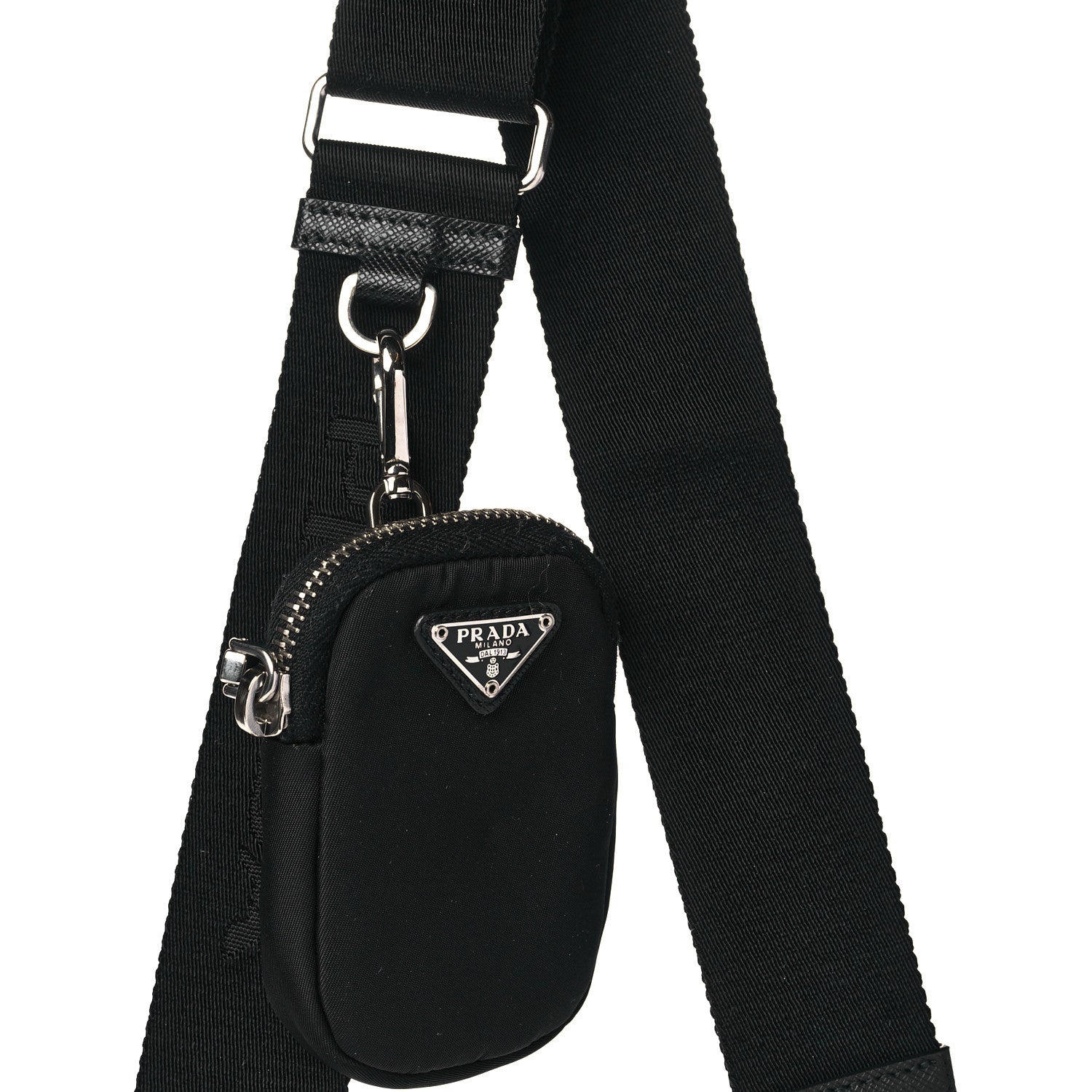 Prada Nylon Re-Edition 2005 Shoulder Bag Black 9 of 11
