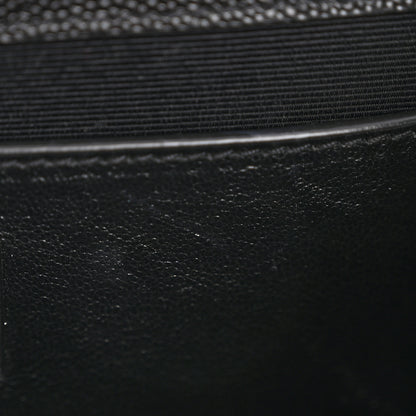 Saint Laurent Grain De Poudre Small Classic Monogram Kate Tassel Satchel Black 11 of 12