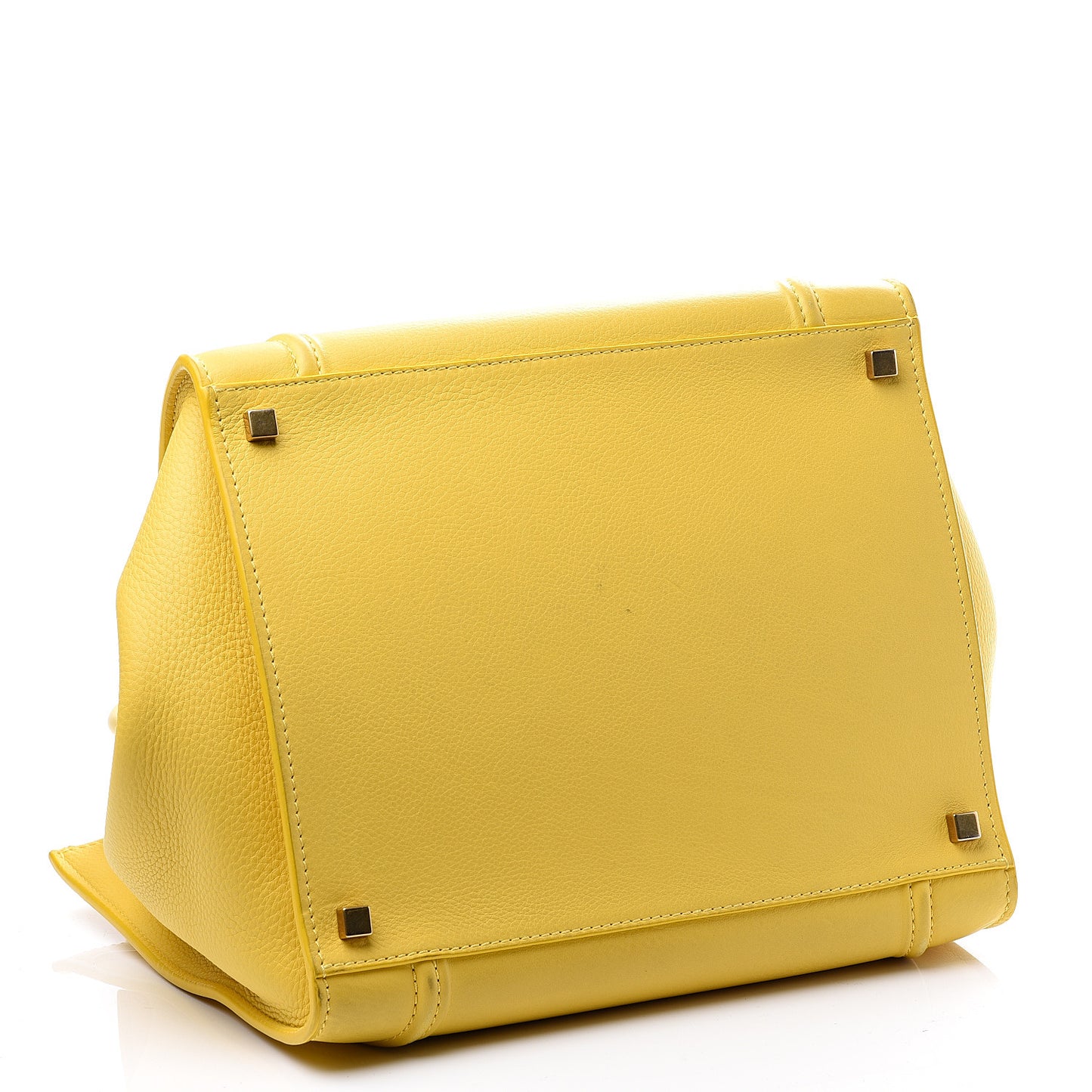 Supple Calfskin Medium Phantom Luggage Sun Yellow