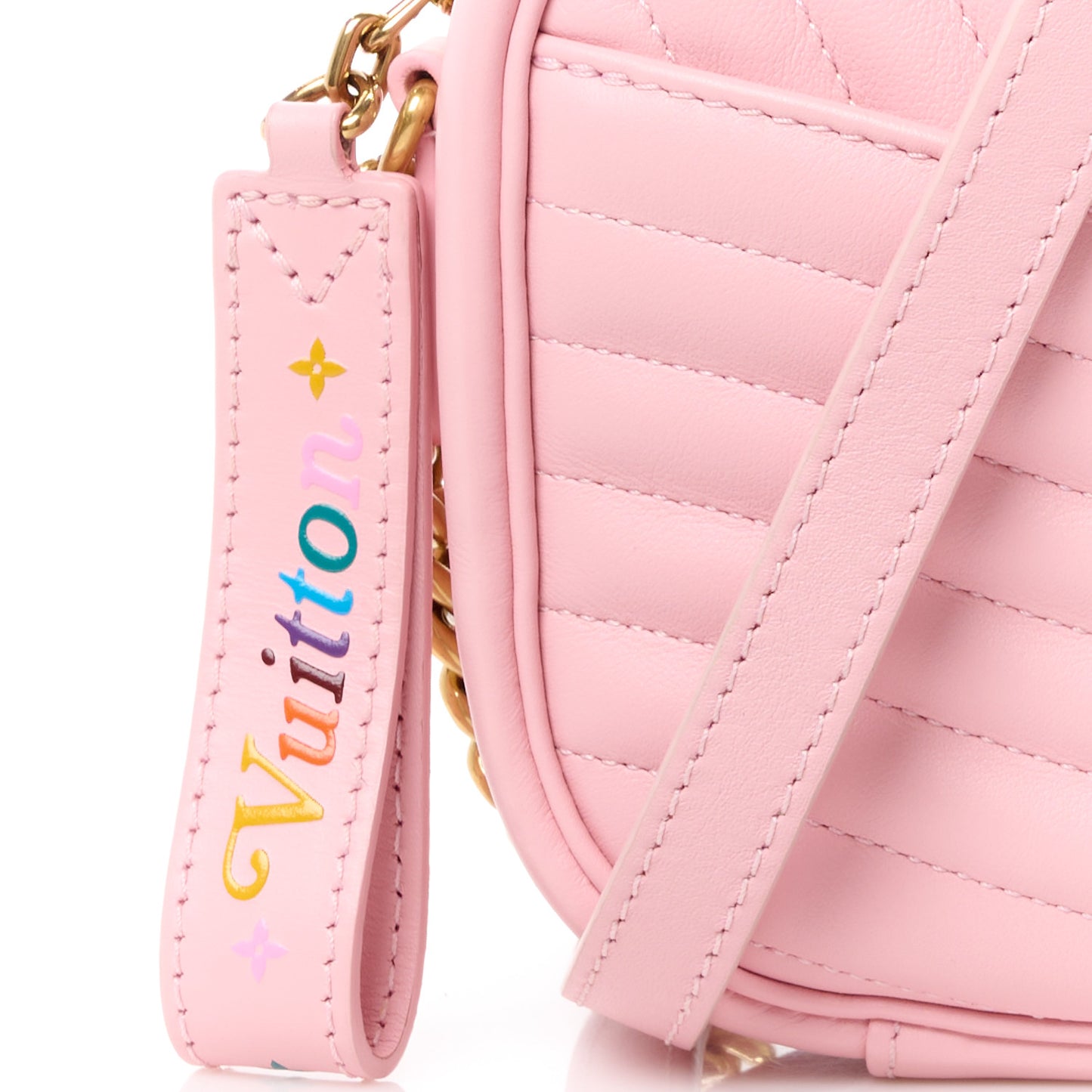 Calfskin New Wave Camera Bag Smoothie Pink