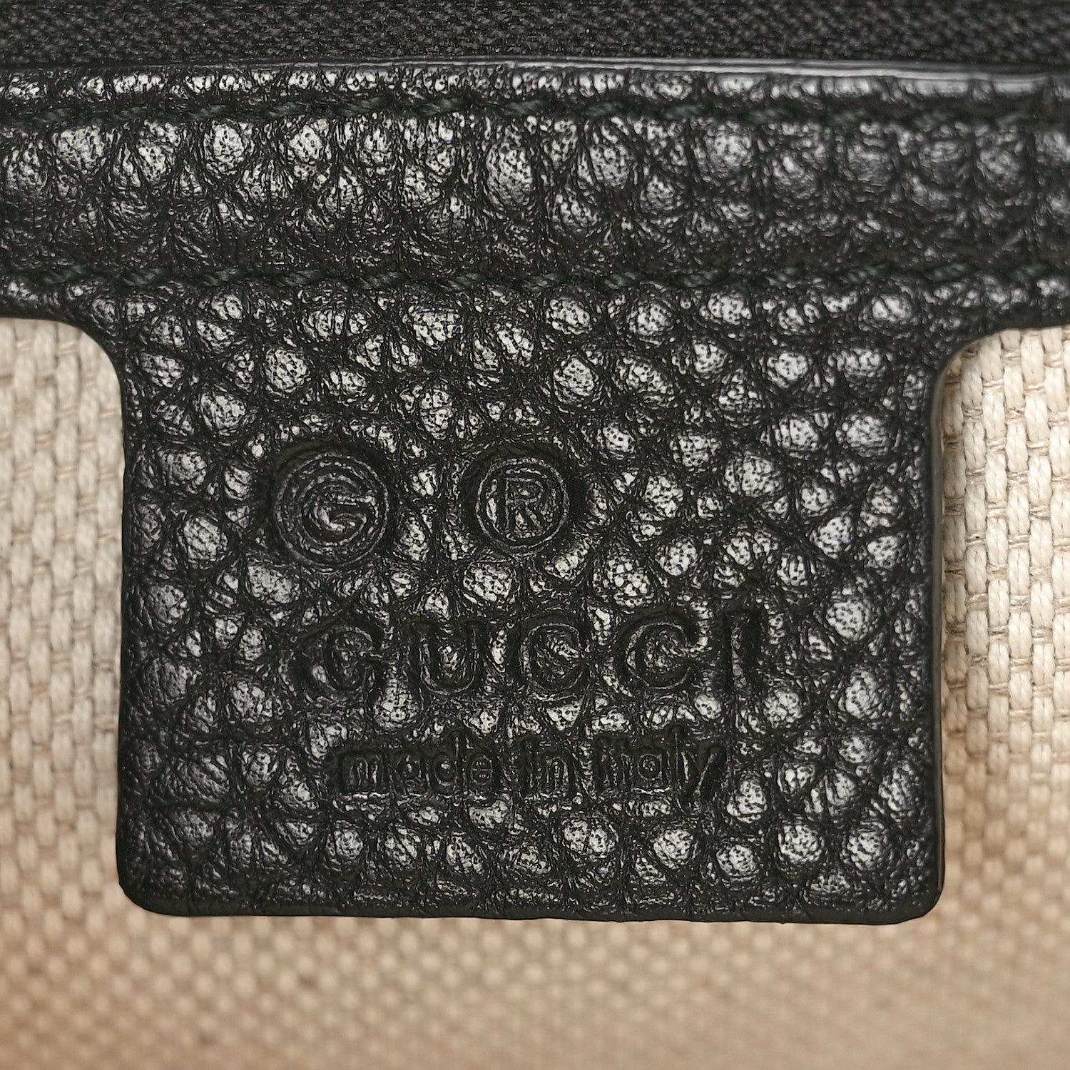 Gucci Pebbled Calfskin Medium Soho Flap Crossbody Black 6 of 11