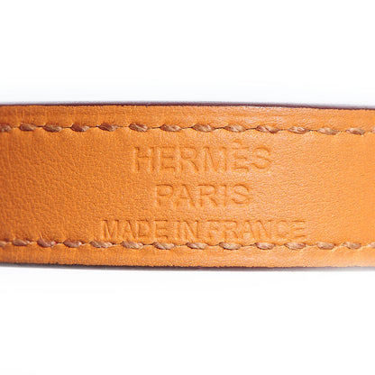 Hermes Epsom Kelly Double Tour Bracelet Rouge Casaque Medium 4 of 7