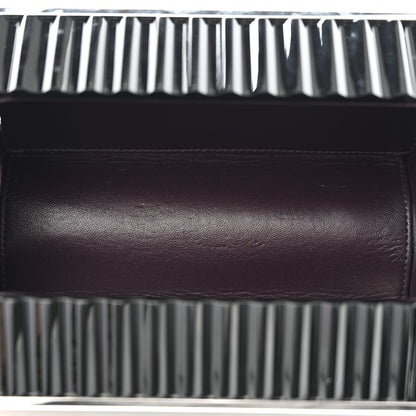 Chanel Resin Enamel CC Shopping Container Signature Minaudiere Clutch Black White 4 of 10