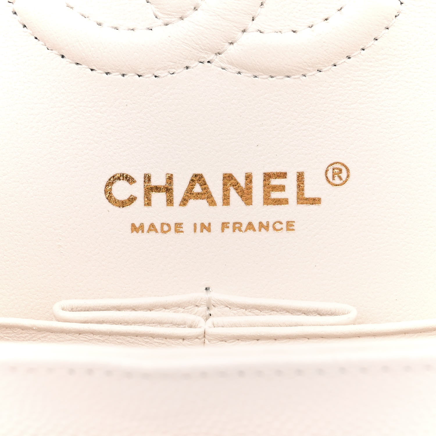 Chanel Caviar Quilted Small Double Flap White 6 of 10