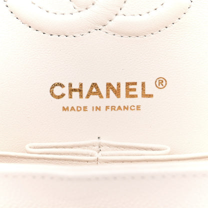 Chanel Caviar Quilted Small Double Flap White 6 of 10