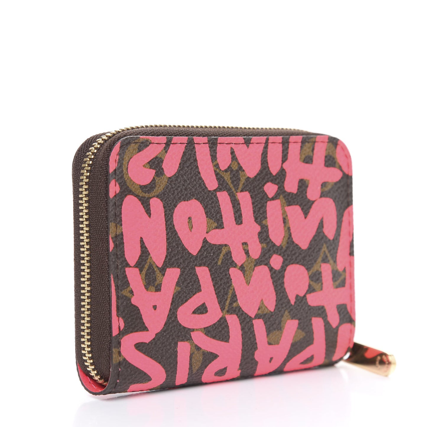 Monogram Graffiti Zippy Coin Purse Fuchsia