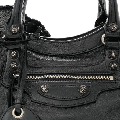 Balenciaga Agneau Arena Neo Cagole City Handbag Black 8 of 10