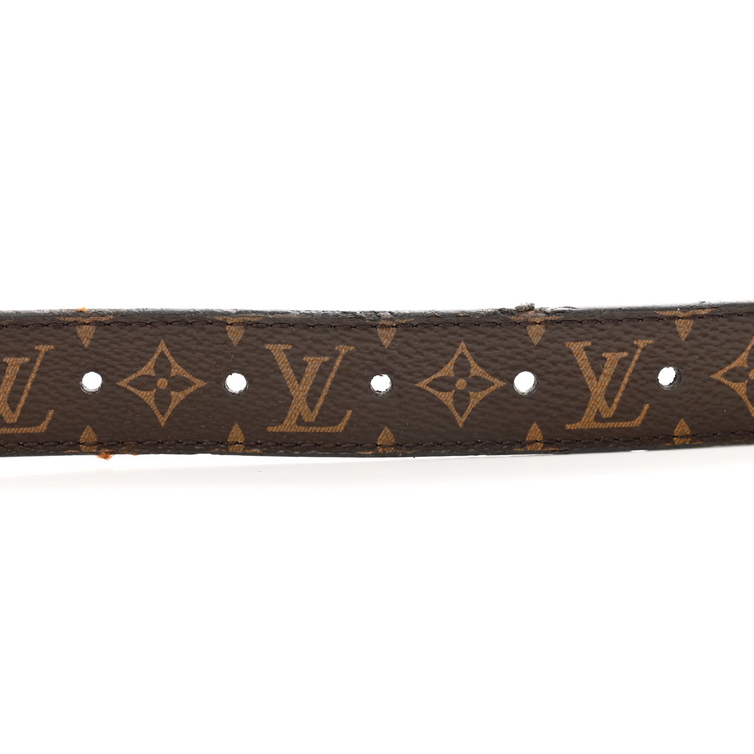 Louis Vuitton Monogram 25mm Dauphine Reversible Belt 85/34 Tan 5 of 5