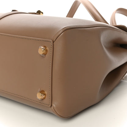 Celine Satinated Calfskin Medium 16 Top Handle Bag Beige 5 of 9