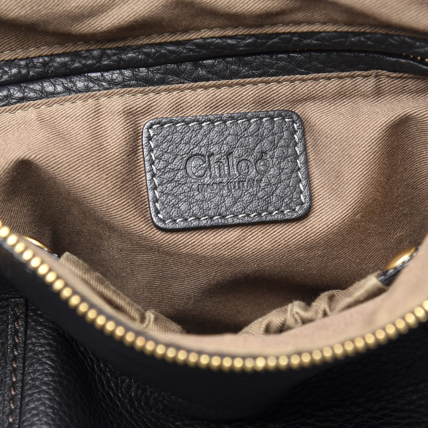 Calfskin Medium Marcie Satchel Black