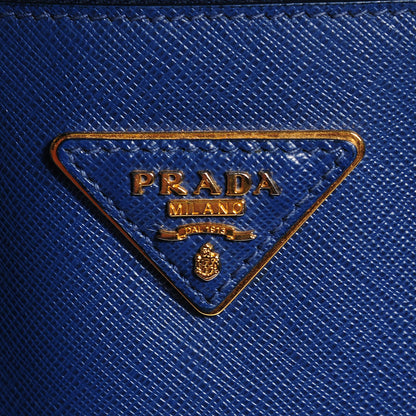 Prada Saffiano Lux Extra Large Galleria Double Zip Tote Bluette 6 of 10