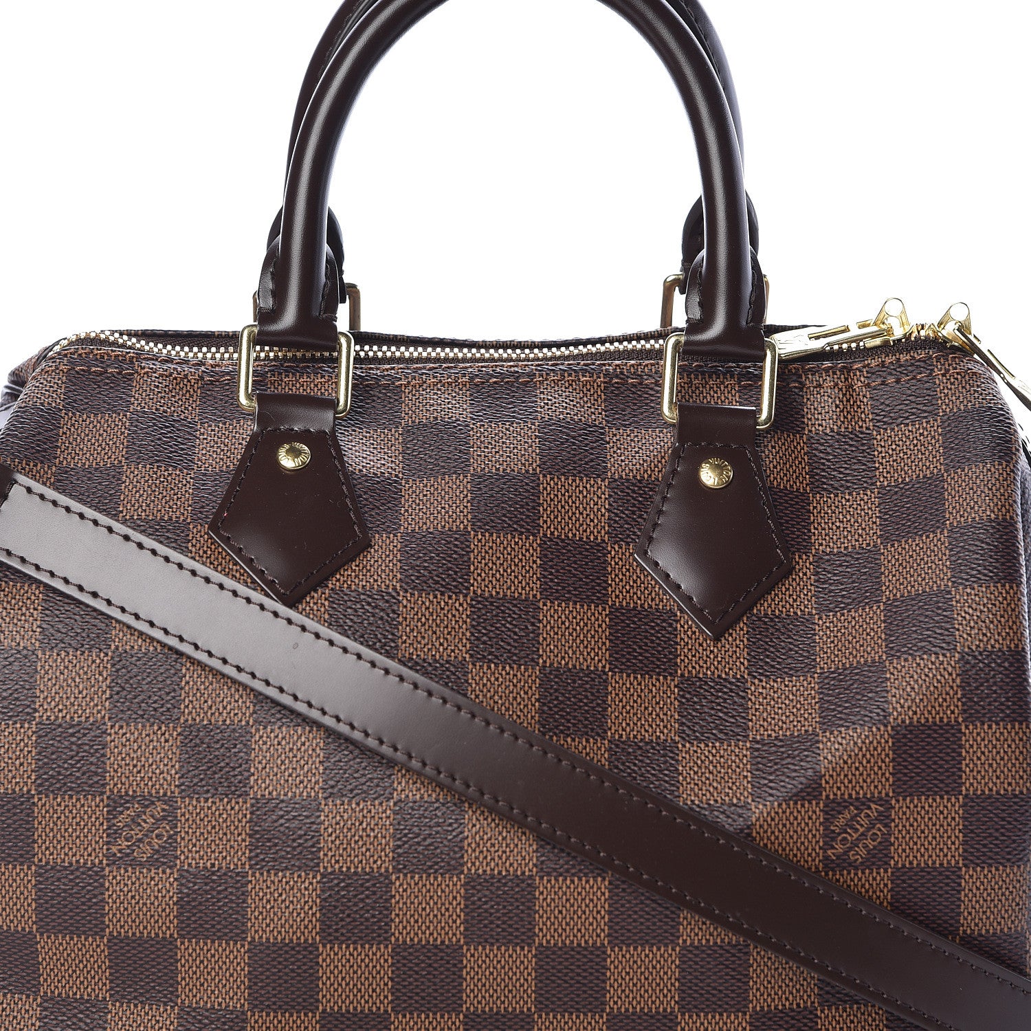 Louis Vuitton Damier Ebene Speedy Bandouliere 25 12 of 12