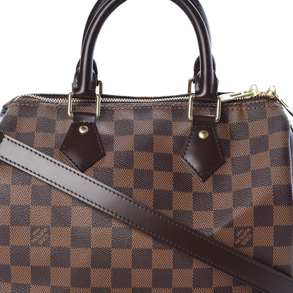 Louis Vuitton Damier Ebene Speedy Bandouliere 25 12 of 12