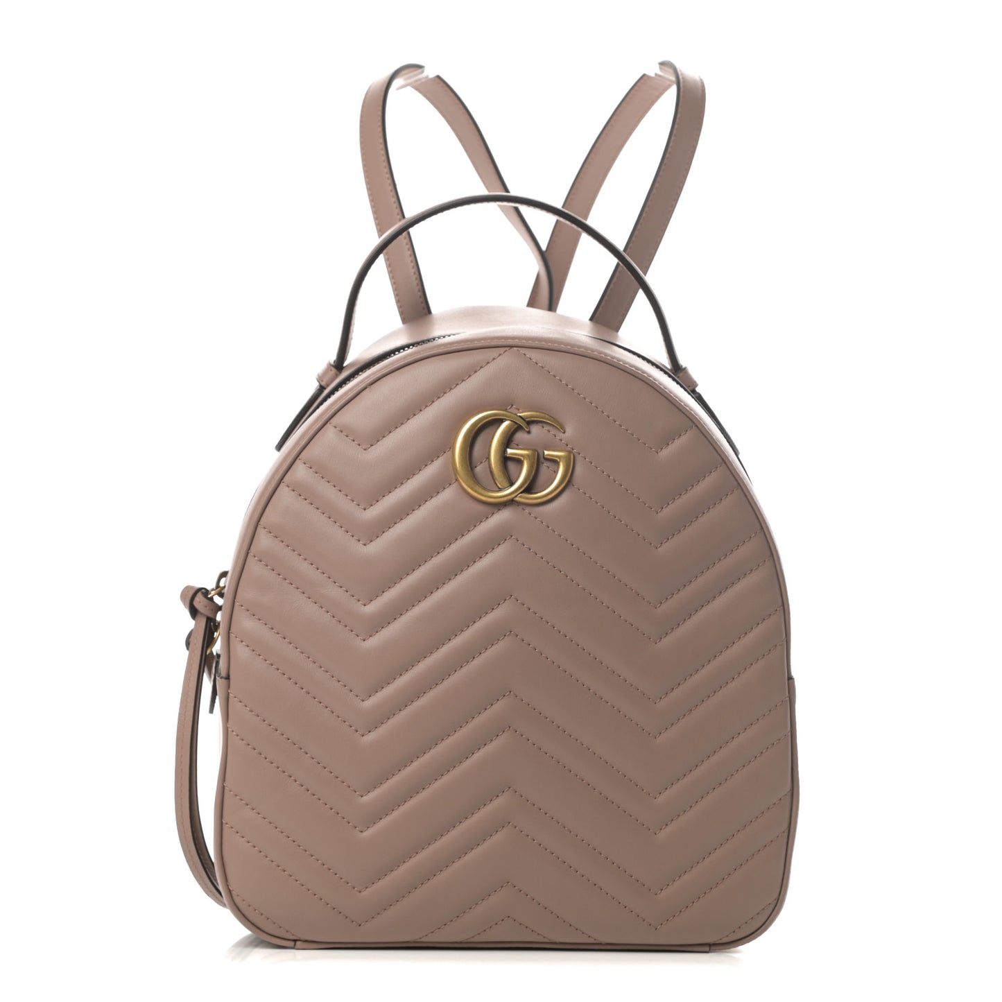 Calfskin Matelasse GG Marmont Backpack Porcelain Rose