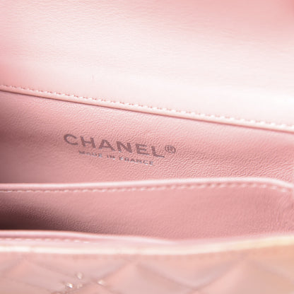 Chanel Patent Calfskin Quilted Extra Mini Flap Pink 6 of 13