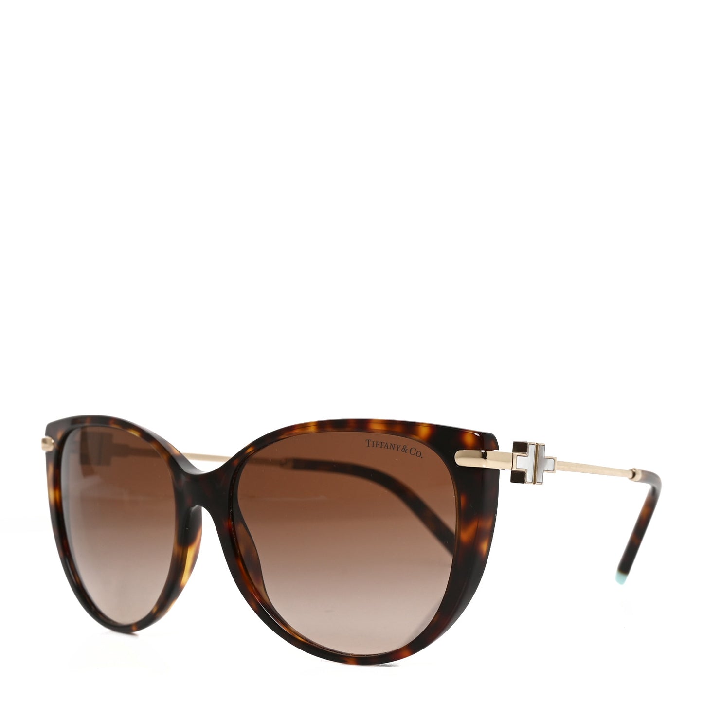 Acetate Metal Mother of Pearl T Wire Sunglasses TF4178 Havana Brown