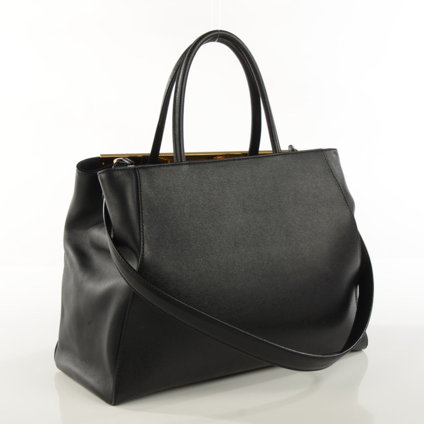 Vitello Elite Medium 2Jours Tote Black