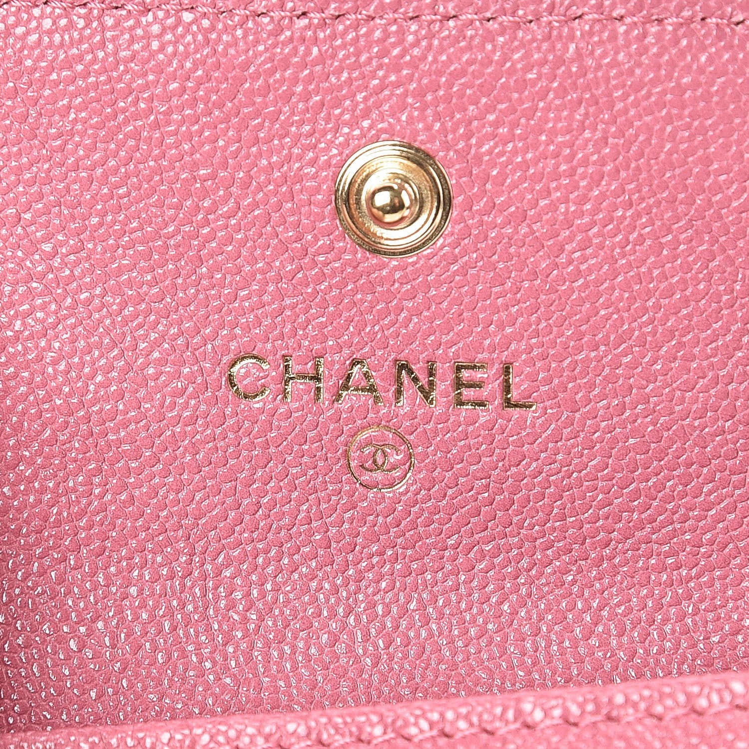 Chanel Caviar Chevron Quilted Boy Card Holder Wallet Dark Pink 15 of 17