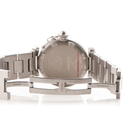 Cartier Stainless Steel 35mm Pasha C Automatic Watch Pink 7 of 7