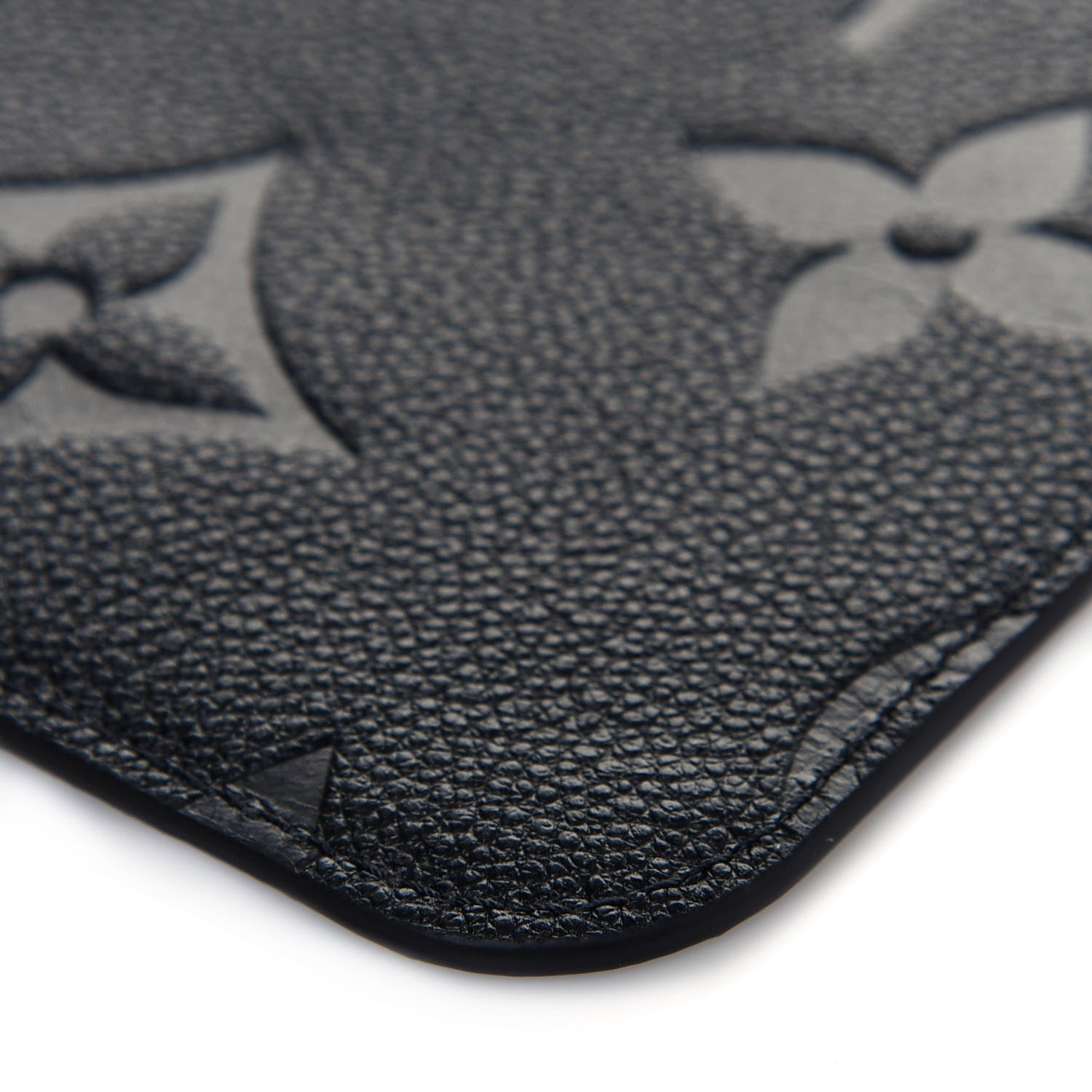 Louis Vuitton Empreinte Monogram Giant Neverfull MM Pochette Black 9 of 10