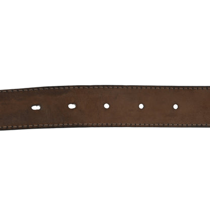 Gucci Calfskin Crystal Interlocking G Belt 105 42 Black 4 of 6