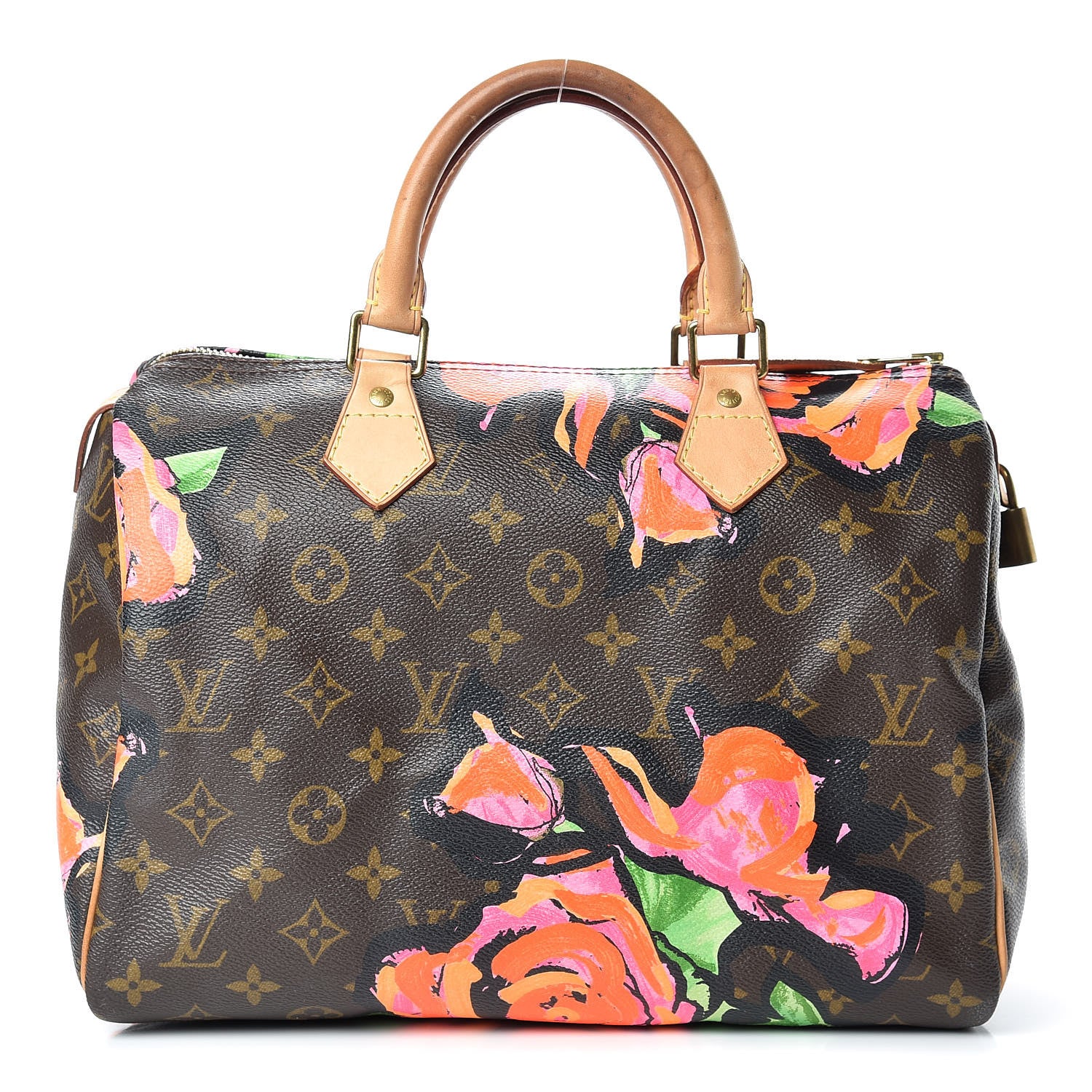 Louis Vuitton Monogram Roses Speedy 30 1 of 15