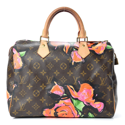 Louis Vuitton Monogram Roses Speedy 30 1 of 15