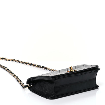Chanel Lambskin Quilted Mini Flap Black 3 of 4