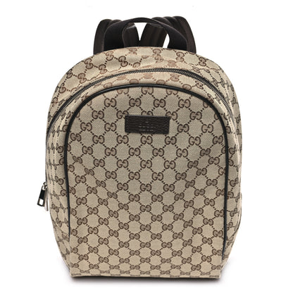 Gucci Monogram Travel Backpack Dark Brown 1 of 10