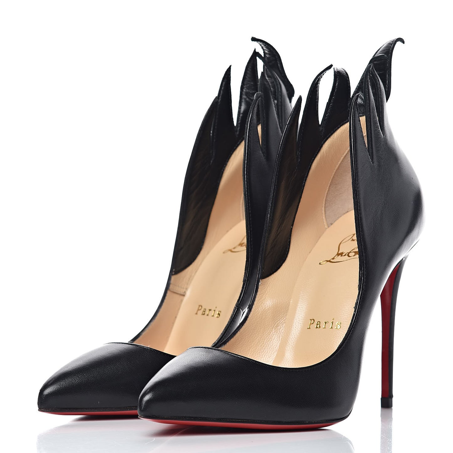 Shiny Nappa Victorina 100 Pumps 35.5 Black