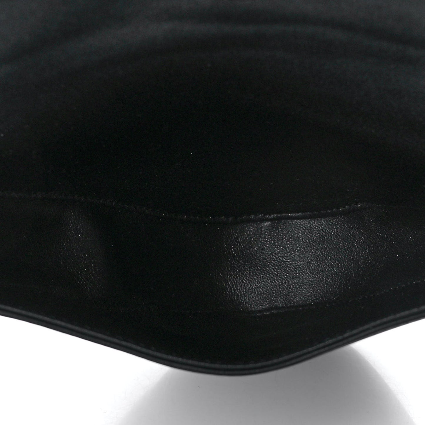 Smooth Calfskin Triangle Crossbody Bag Black