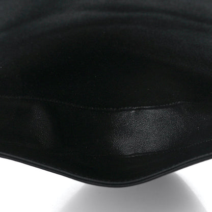 Celine Smooth Calfskin Triangle Crossbody Bag Black 5 of 9