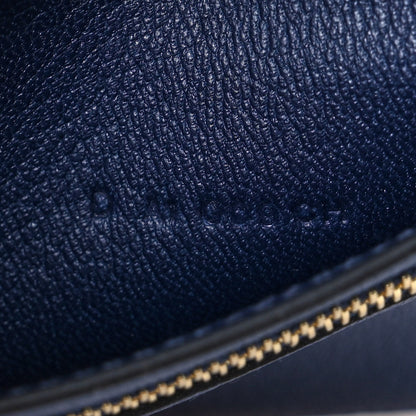 Hermes Shiny Alligator Bearn Compact Wallet Bleu Electrique 8 of 12