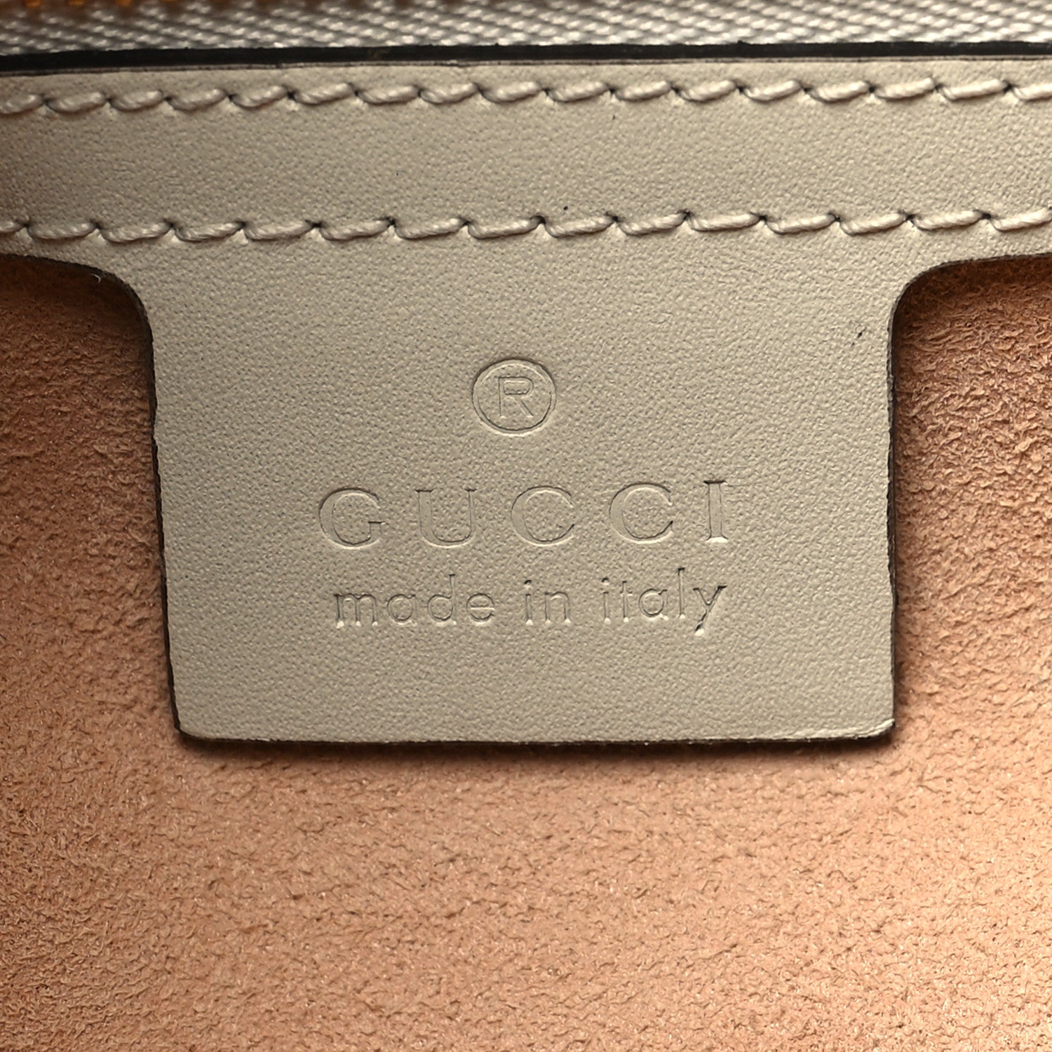 Gucci GG Supreme Monogram Medium Padlock Tote White 6 of 12