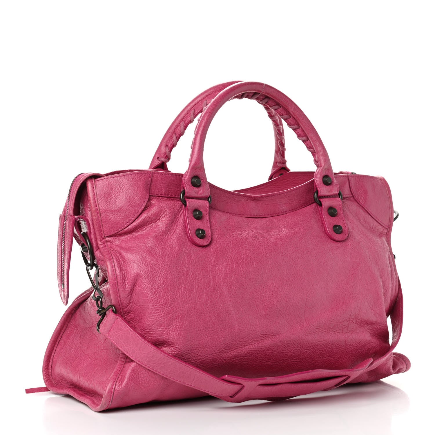 Balenciaga Agneau Classic Hardware City Cyclamen Fucsia 2 of 7