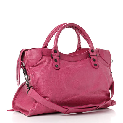 Balenciaga Agneau Classic Hardware City Cyclamen Fucsia 2 of 7