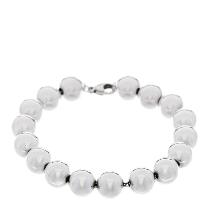 Tiffany Sterling Silver 10mm HardWear Ball Bracelet 1 of 4