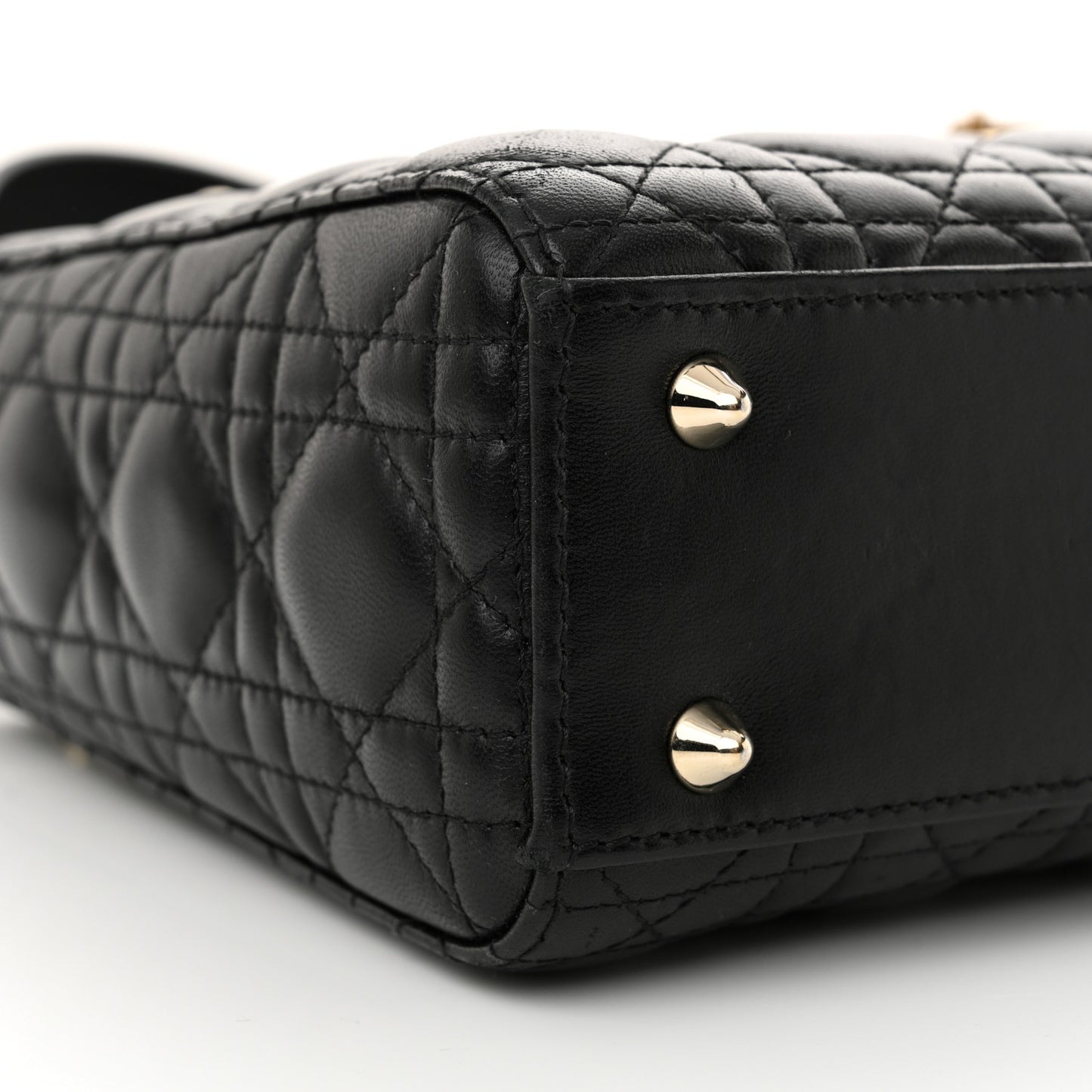 Lambskin Cannage Small My ABCDior Lady Dior Black