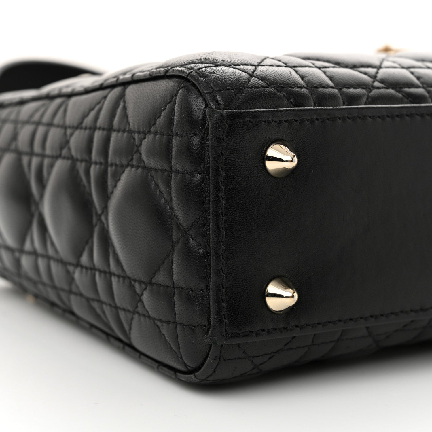 Christian Dior Lambskin Cannage Small My ABCDior Lady Dior Black 9 of 13