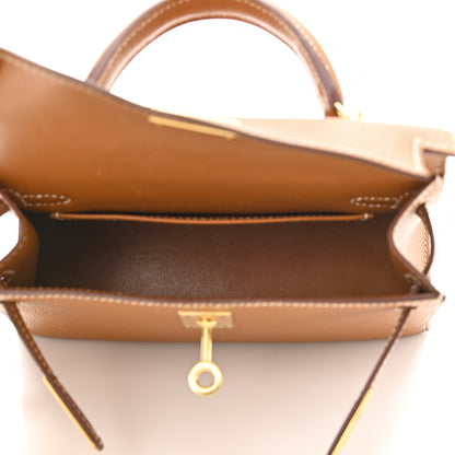 Hermes Epsom Mini Kelly Sellier 20 Gold 5 of 10