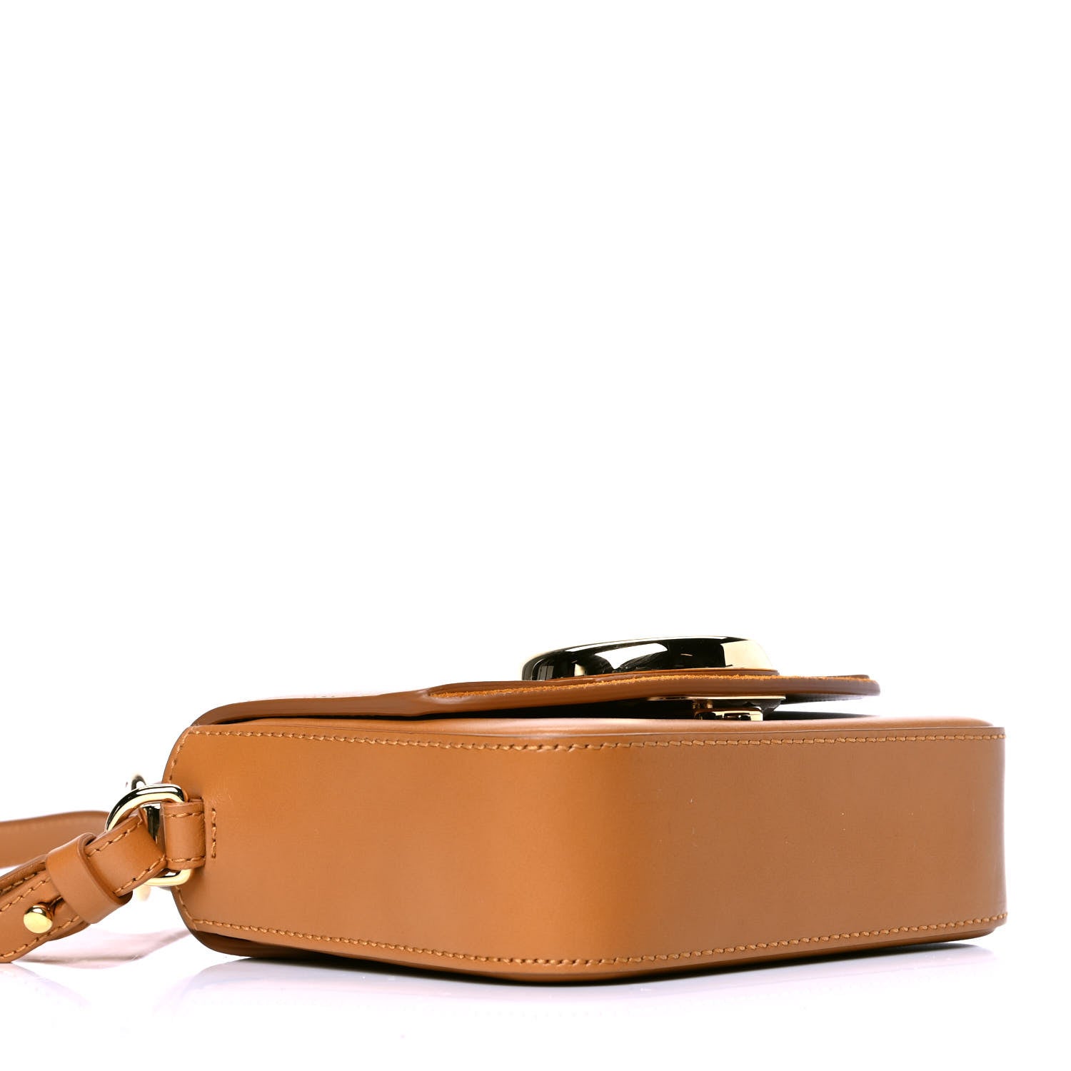Chloe Calfskin Mini C Double Carry Autumnal Brown 3 of 4
