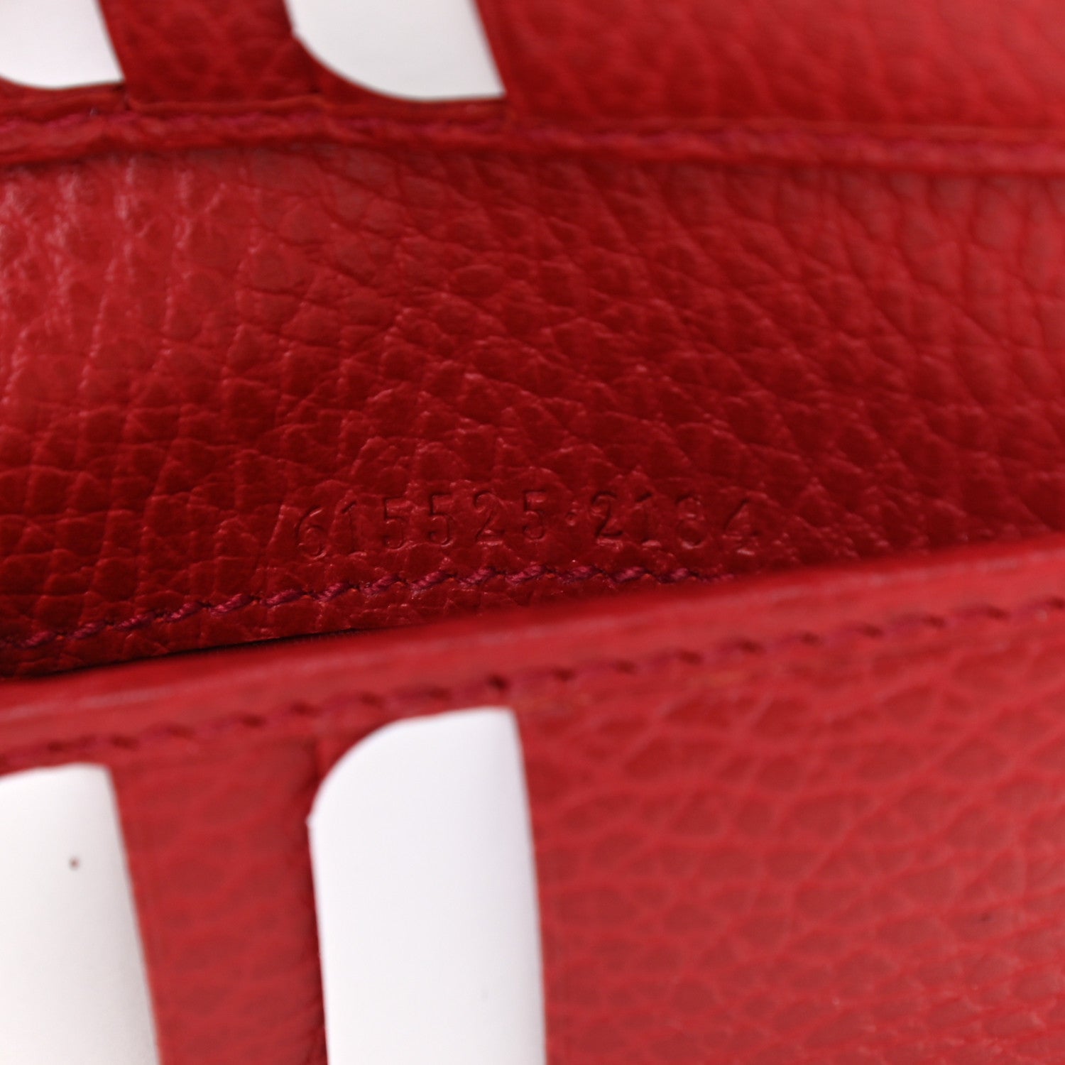Gucci Dollar Calfskin Interlocking G French Wallet Rosso 7 of 8